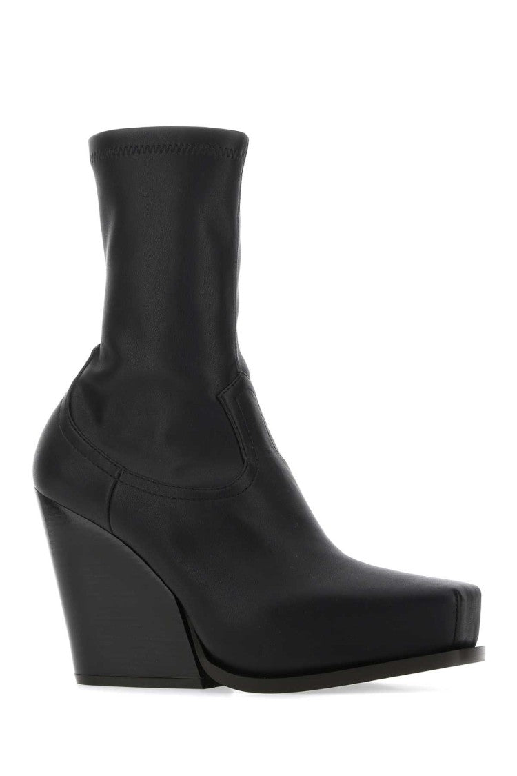 Stella Mccartney Black Alter Mat Cowboy Ankle Boots