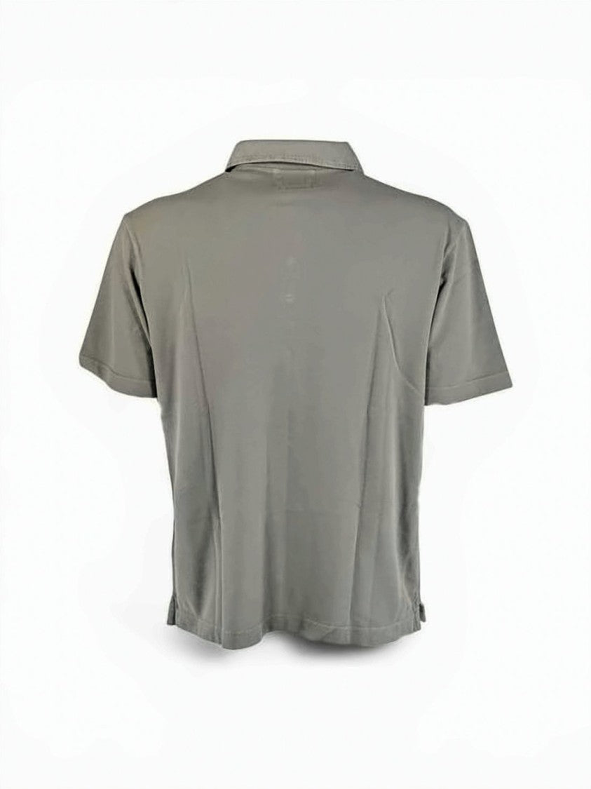 C.P. Company Short-Sleeved Polo Shirt With Classic Collar And Button Placket