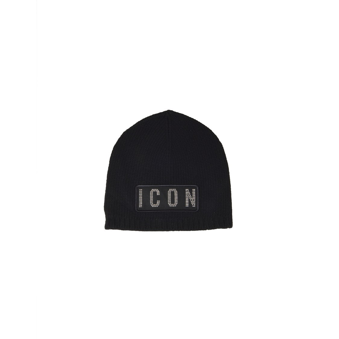 Dsquared2 Black Wool And Cashmere Blend Icon Hat