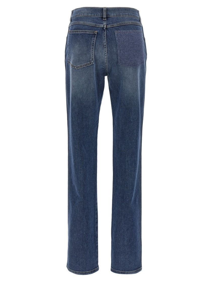 Fabiana Filippi Knitted Pocket Jeans