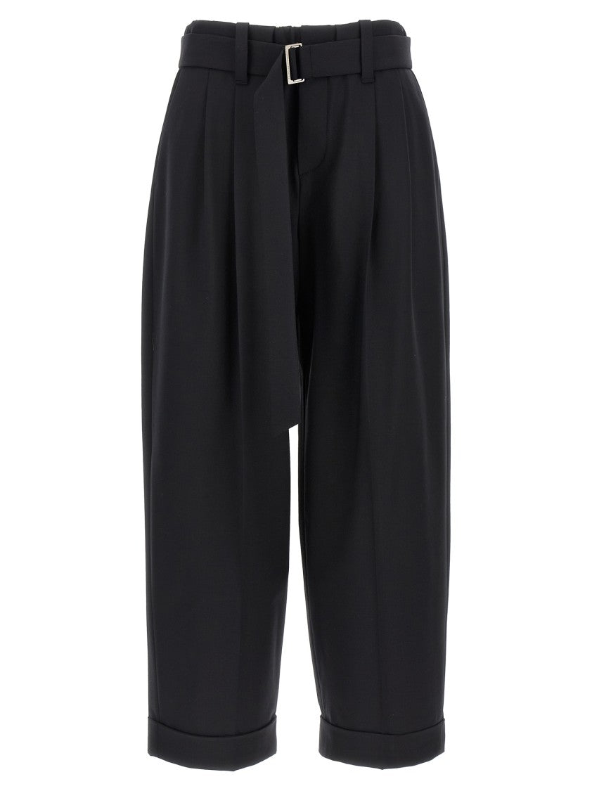 Brunello Cucinelli Belt Wool Pants