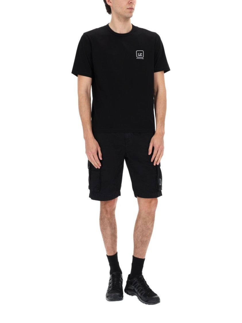 C.P. Company Neutral Regular Fit Cargo Flap Shorts
