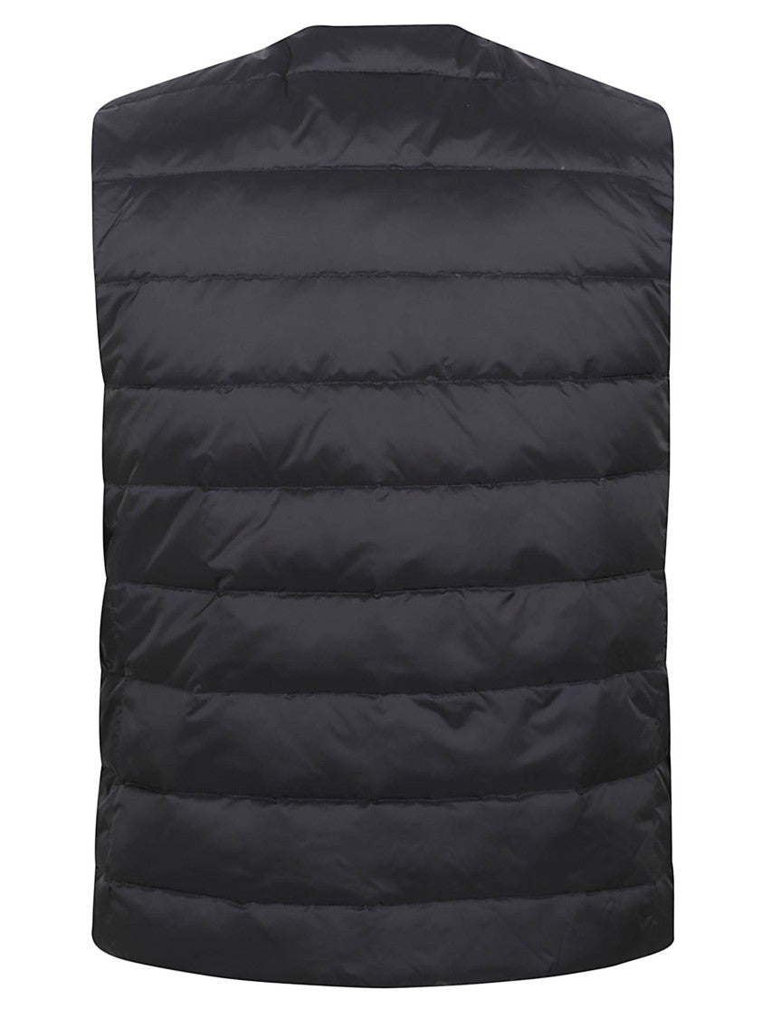 Tatras Sleeveless Padded Vest With Horizontal Quilting And Snap-Button Closure