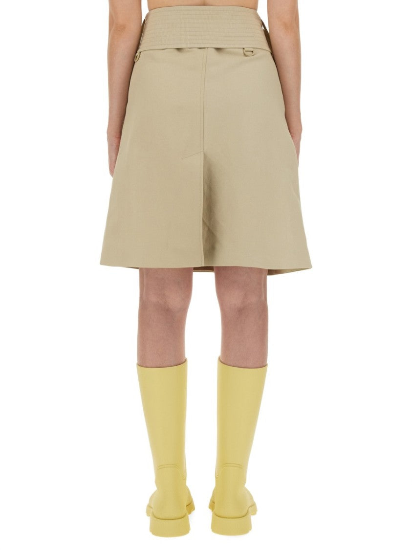 Burberry Structured Trench Skirt