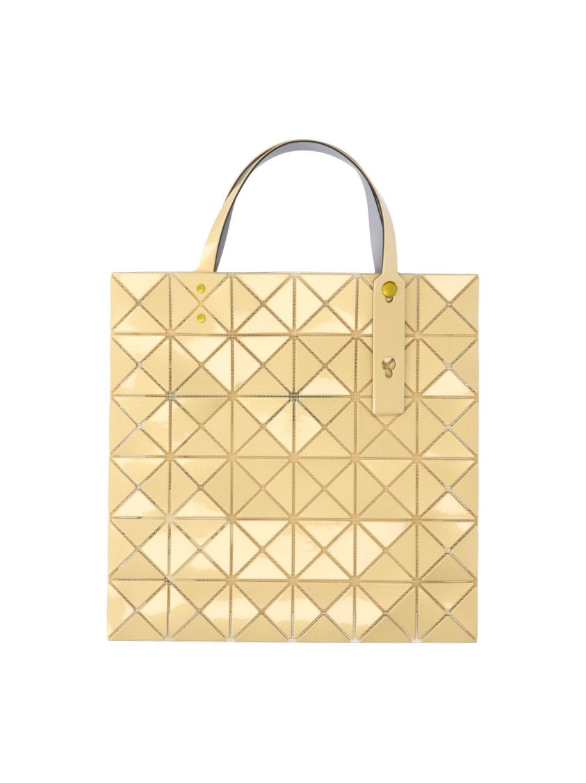 Bao Bao Issey Miyake Geometric Panel Tote Bag In Glossy Yellow Pvc