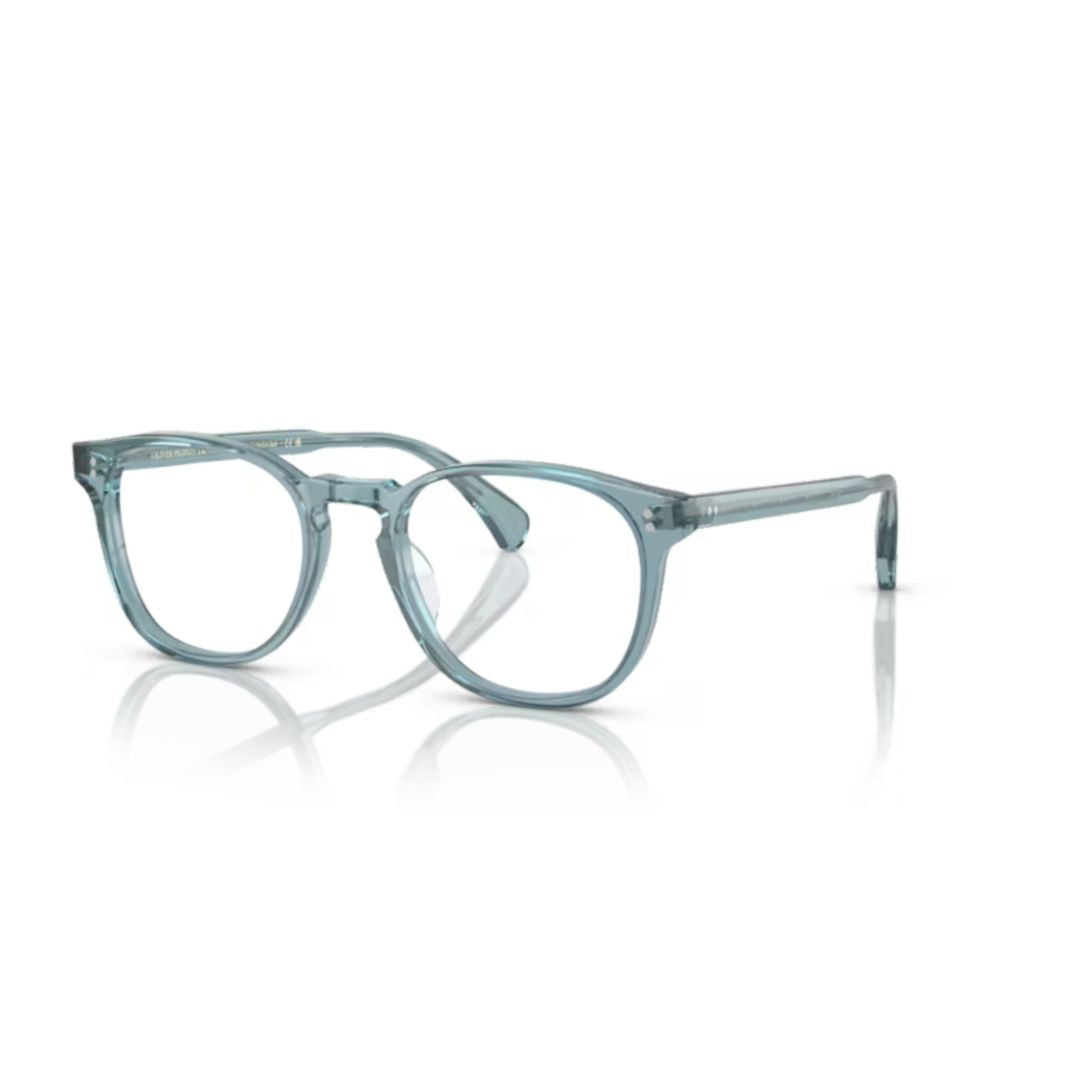 Oliver Peoples 0Ov5298u Translucent Light Blue Acetate Eyeglasses With Keyhole Bridge