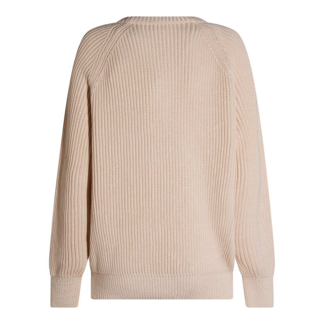 Saint Laurent Relaxed Fit Ribbed Knit Sweater