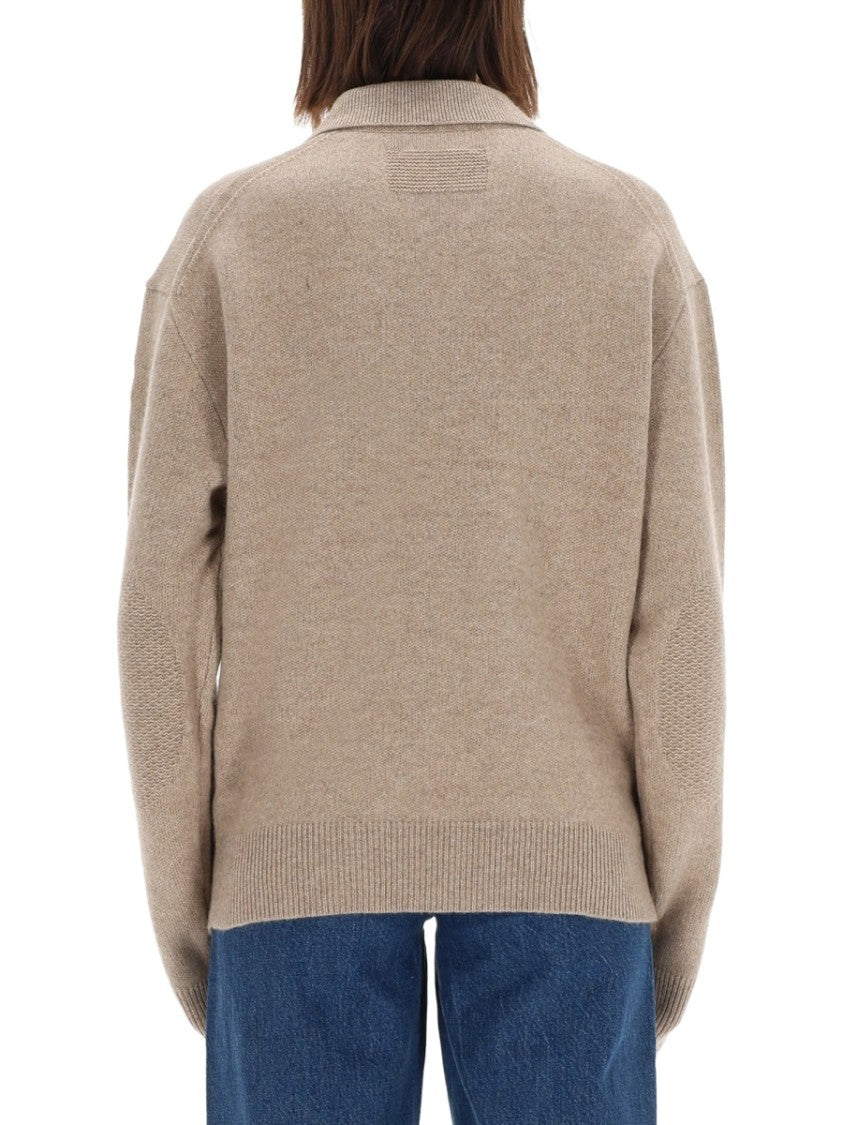 Guest In Residence Allday Long-Sleeved Cashmere Polo Shirt