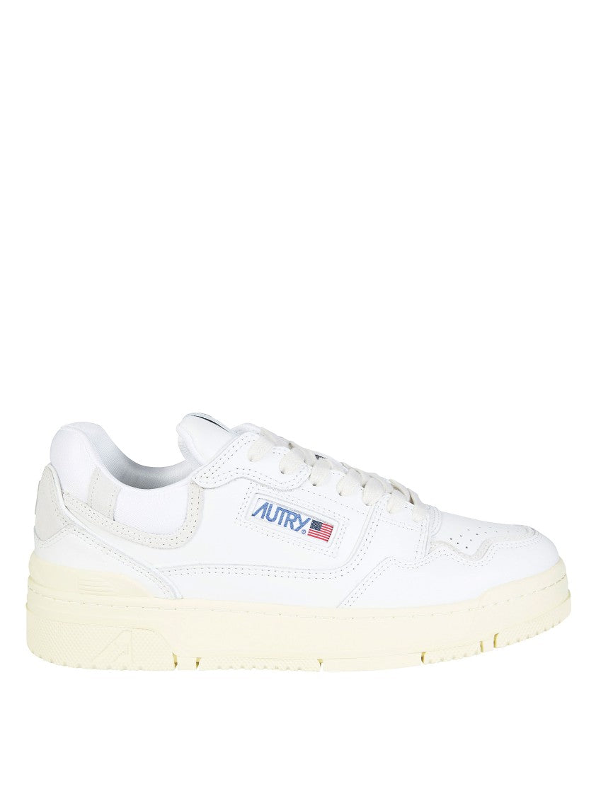 Autry White Cic Low Layered Panels Sneakers