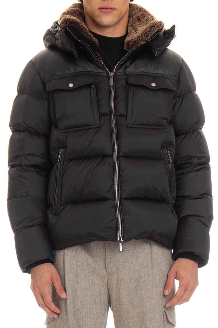 Moorer Nylon & Leather Bomber Mod. Alarick-Peh