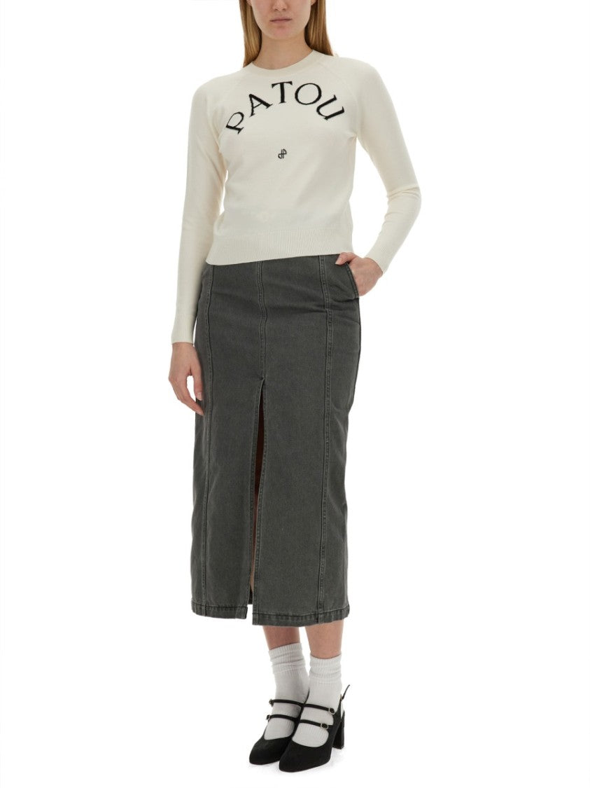 Patou Slim Fit Merino Wool Sweater