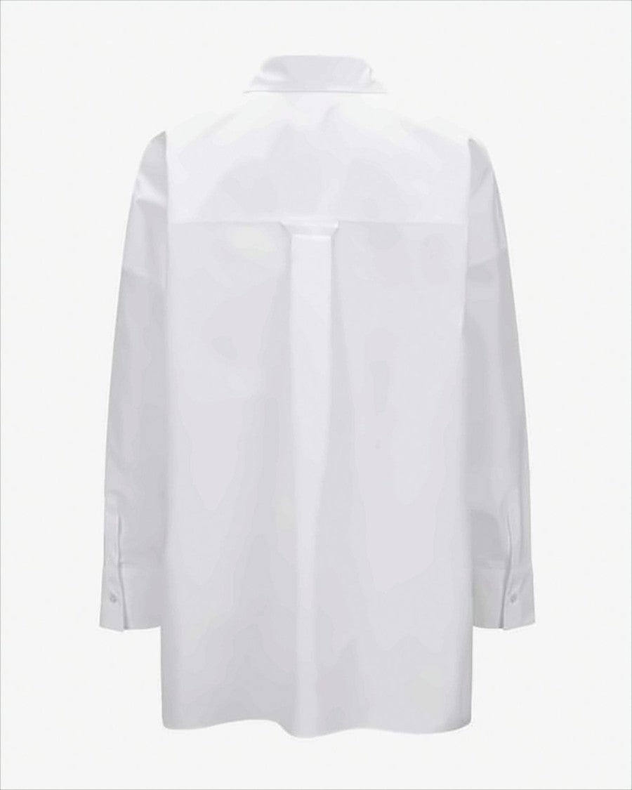 Max Mara Classic White Shirt With Relaxed Fit