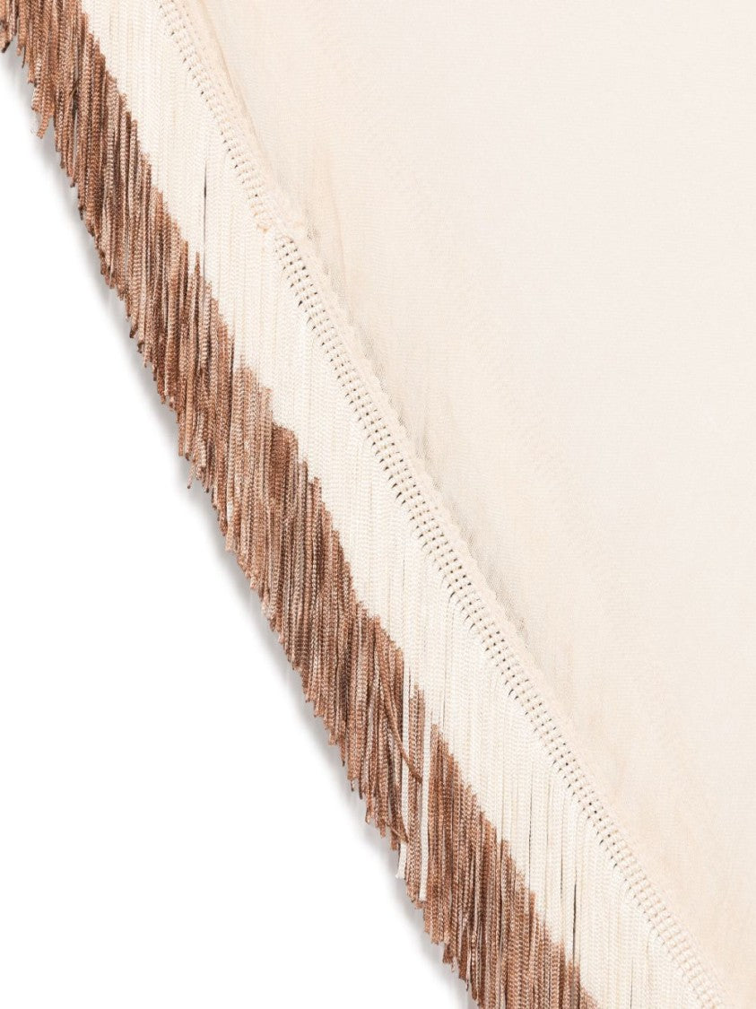 Faliero Sarti Triangular Beige Scarf