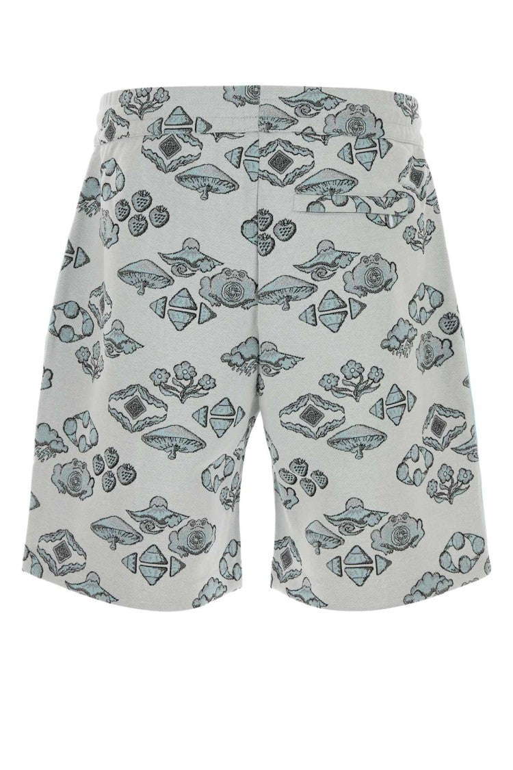 Casablanca Embroidered Stretch Jacquard Bermuda Shorts