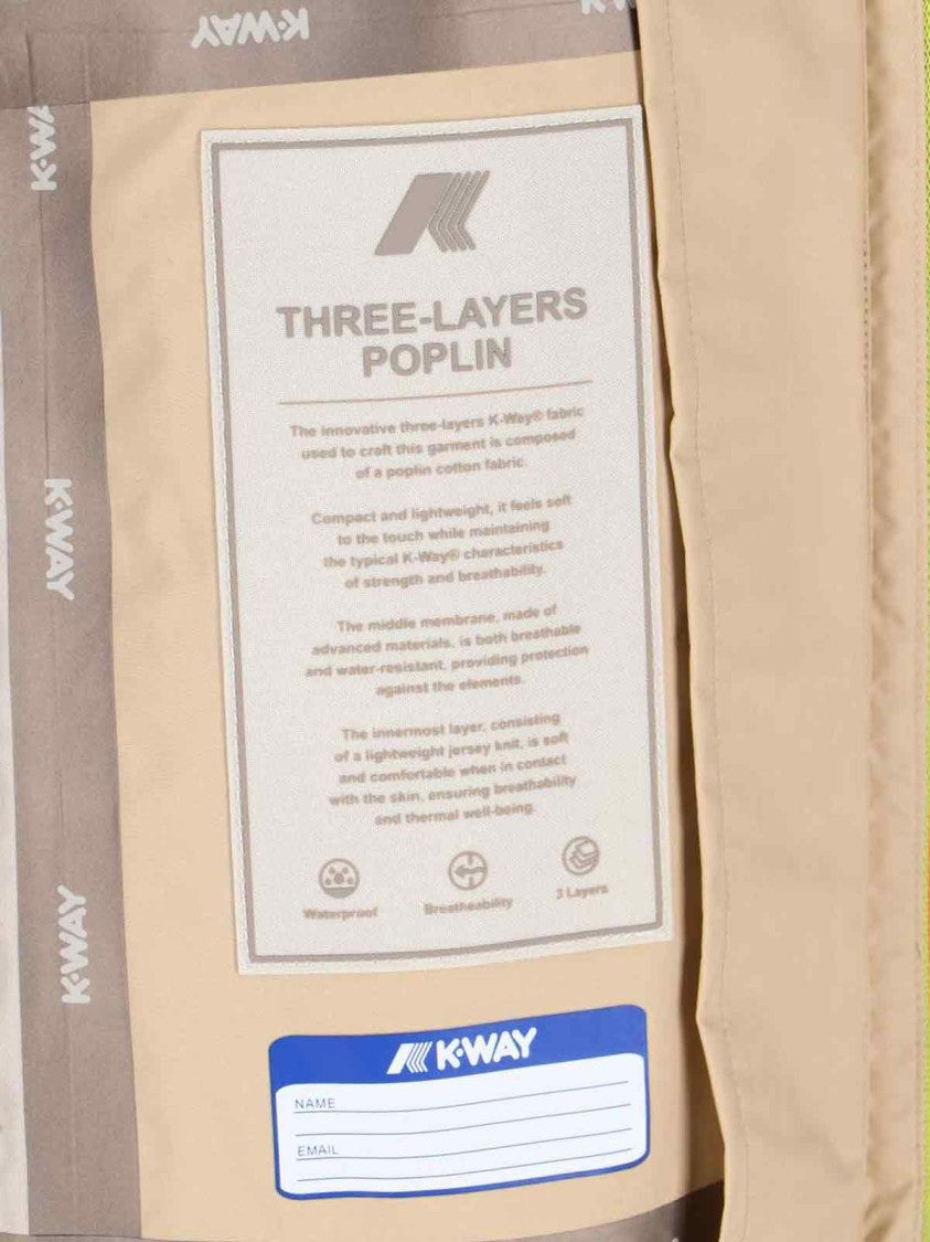 K-Way Poir' Zip Jacket – Beige