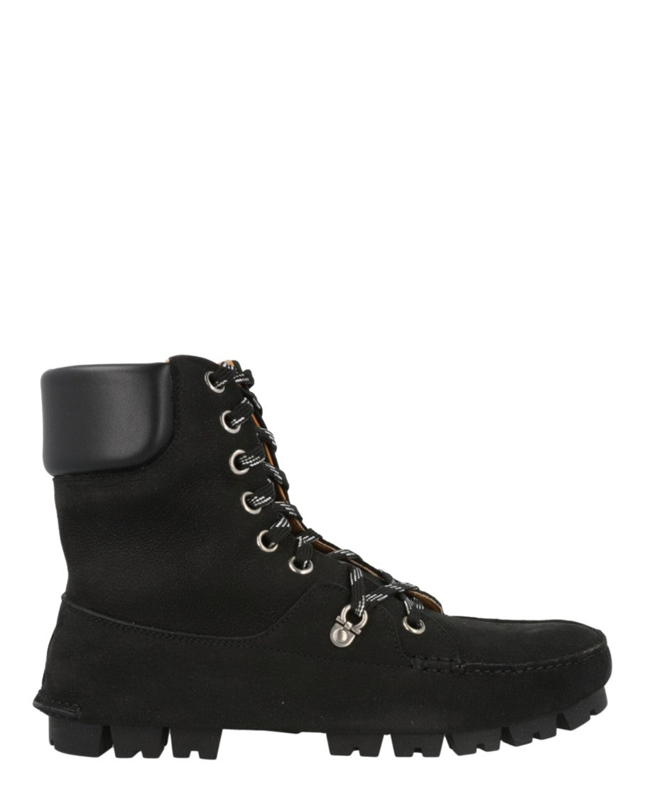 Ferragamo Grifo Leather Hiking Boot, Brown Ferragamo Grifo Leather Hiking Boot – Bluefly main image 4