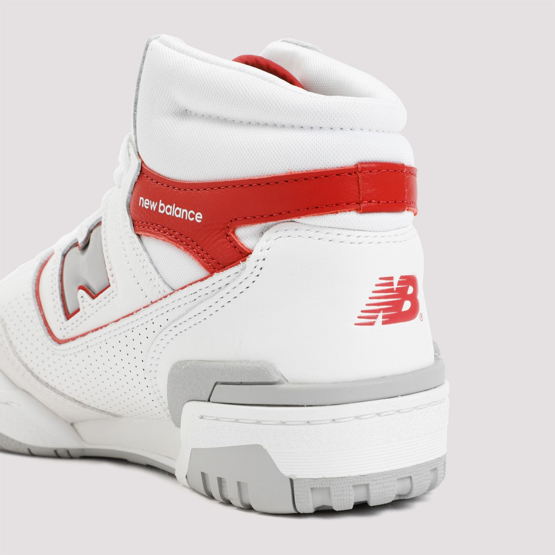 New Balance White Leather 650 Sneakers