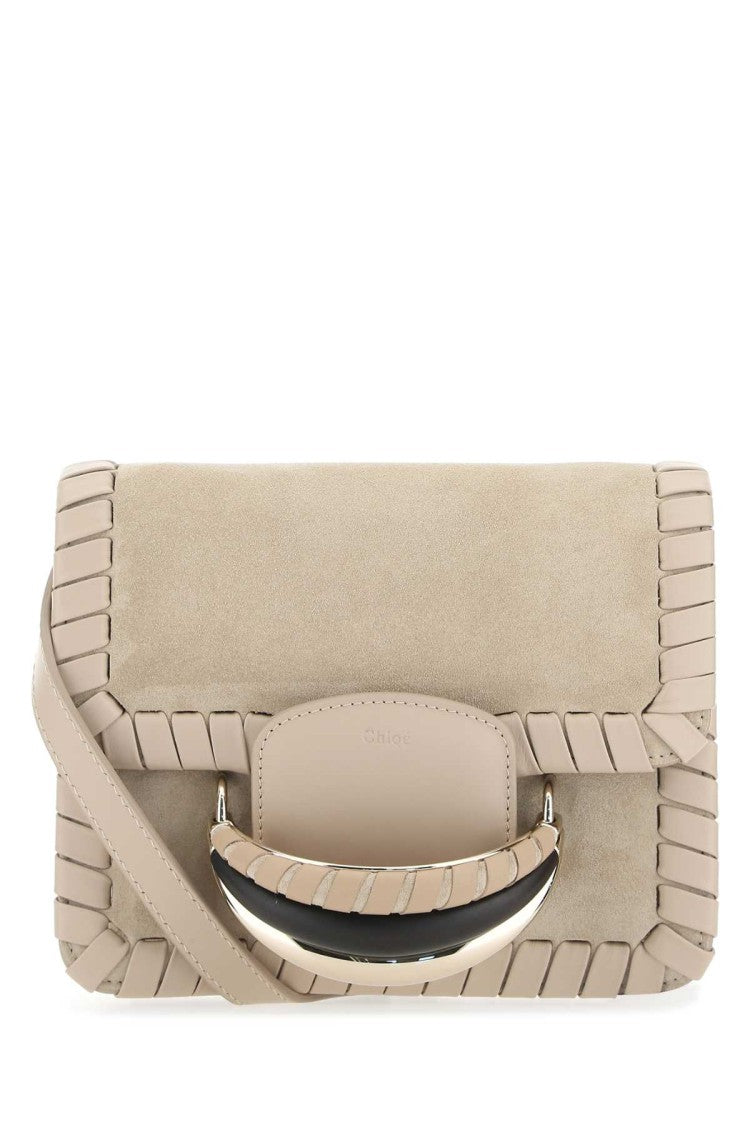 Chloé Sand Suede Kattie Clutch