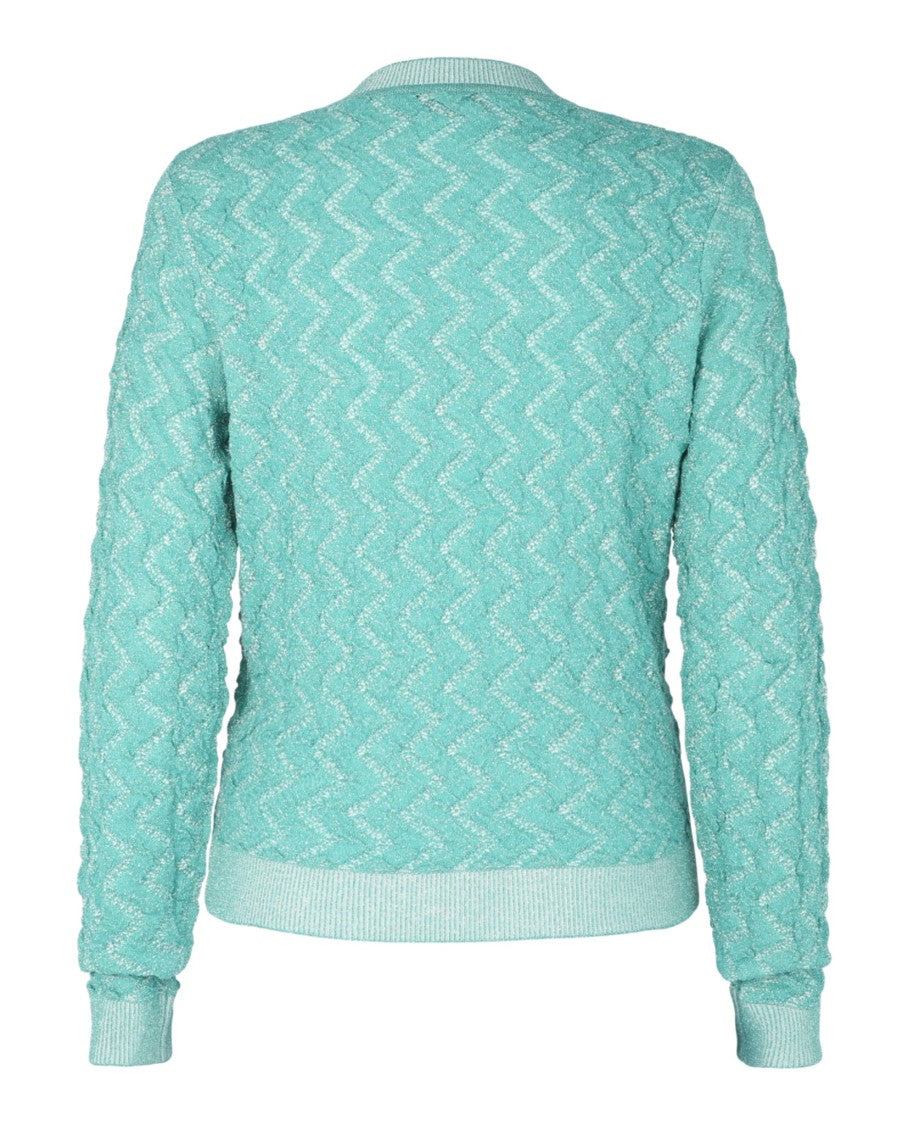 M Missoni Chevron-Pattern Sweater