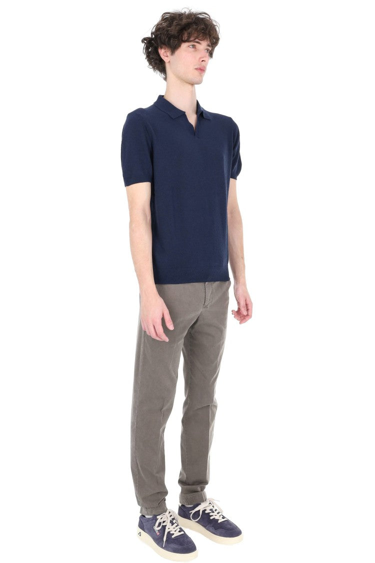 Drumohr Light Cotton Toweling Polo Shirt