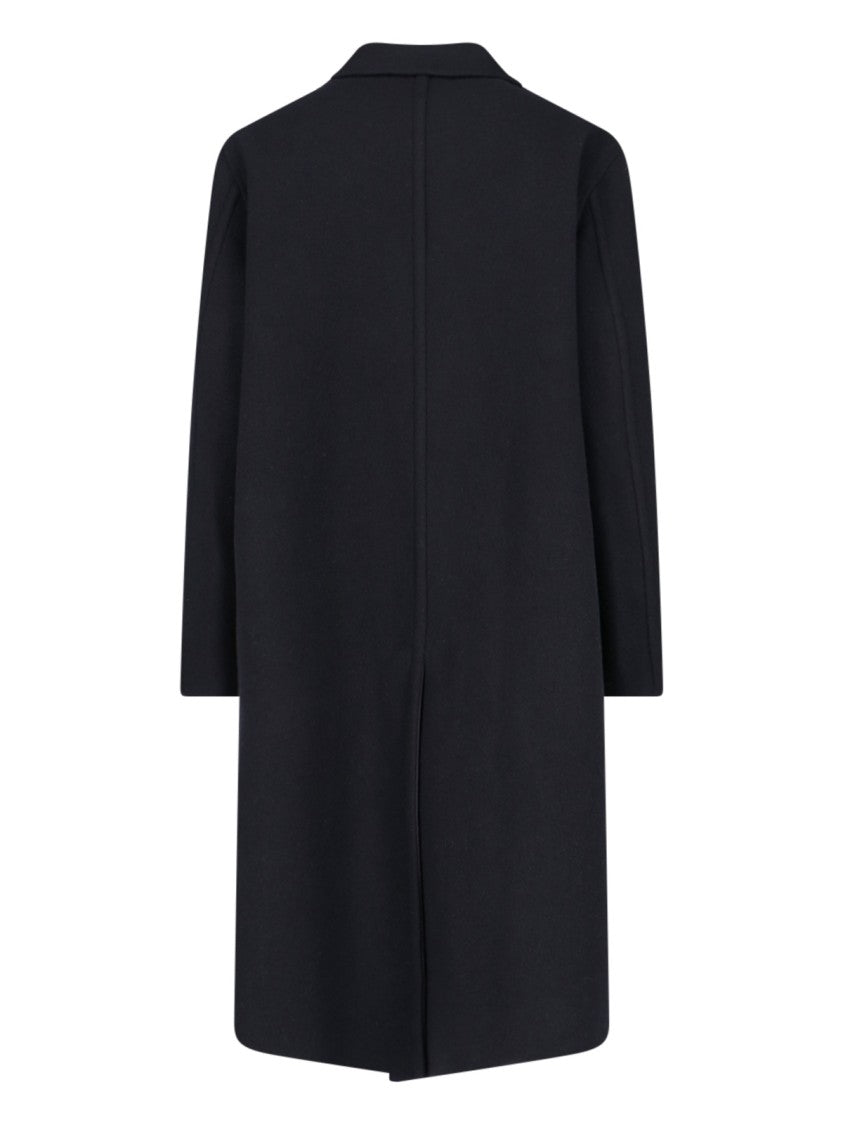 Jil Sander "Judy" Polka Dot Scarf – Navy