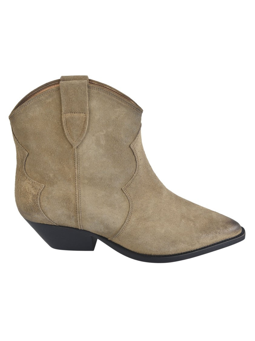 Isabel Marant Brown Suede 45Mm Ankle Boots