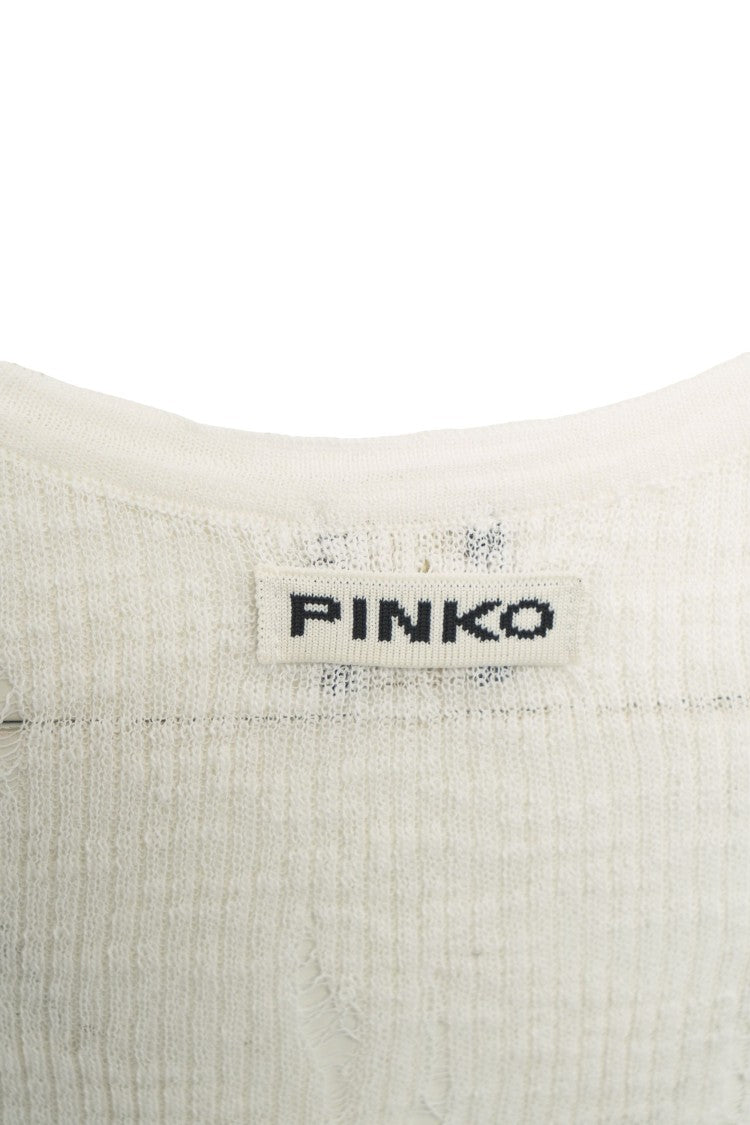 Pinko Tank Top With Destroyed Details