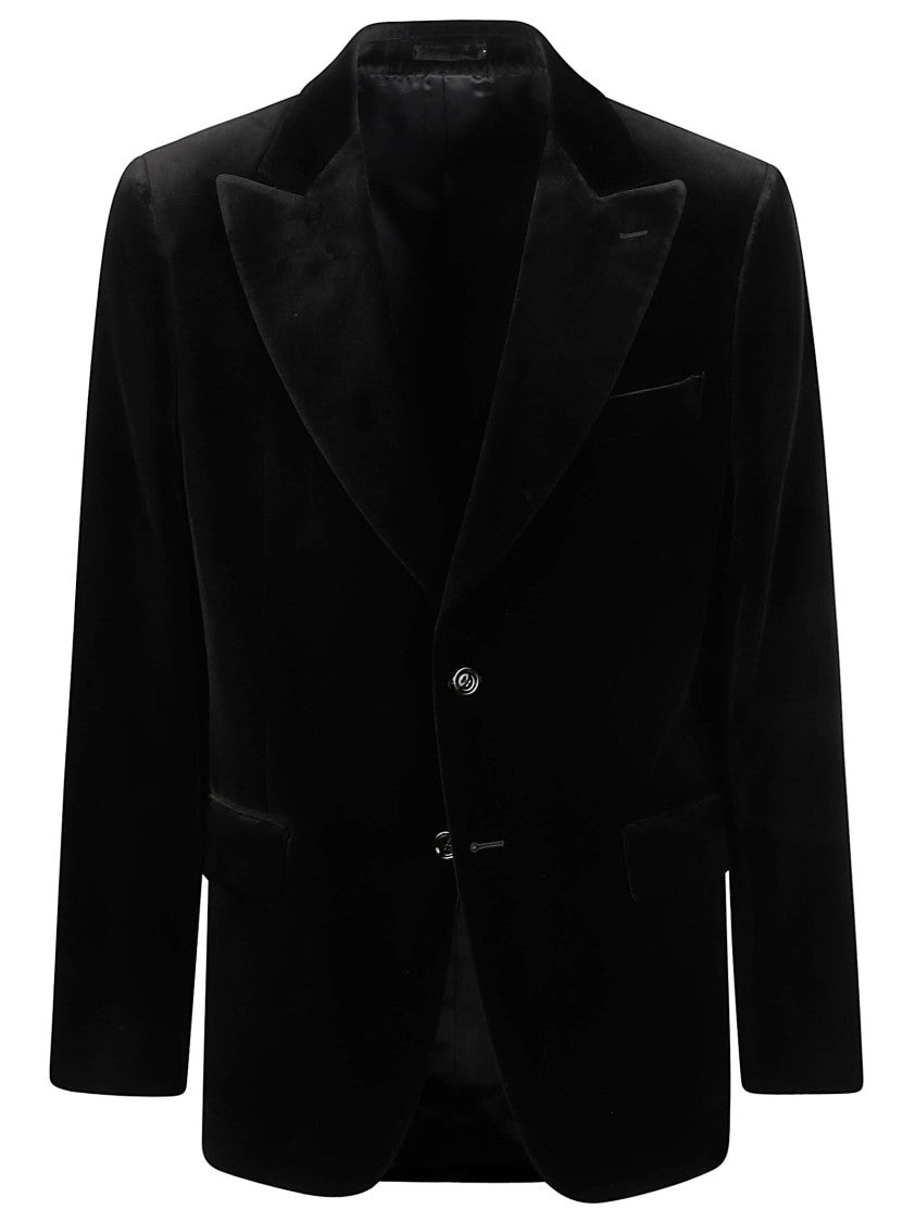 Lardini Attitude Tailored Cotton-Blend Flap Pocket Jacket