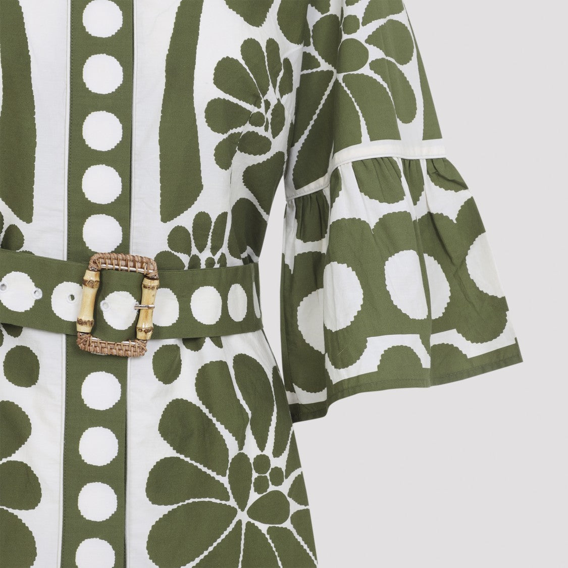 Farm Rio Palermo Green Cotton Shirt