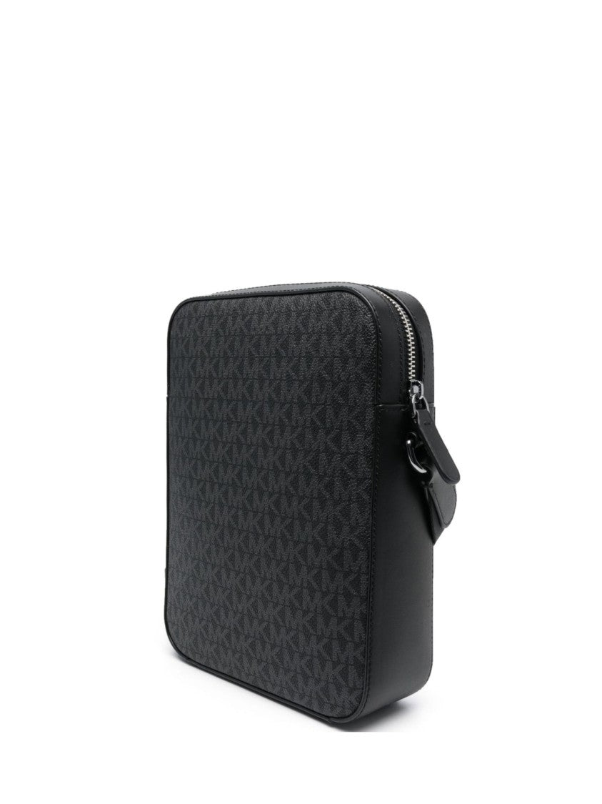 Michael Kors Varick Monogram Compact Crossbody Bag