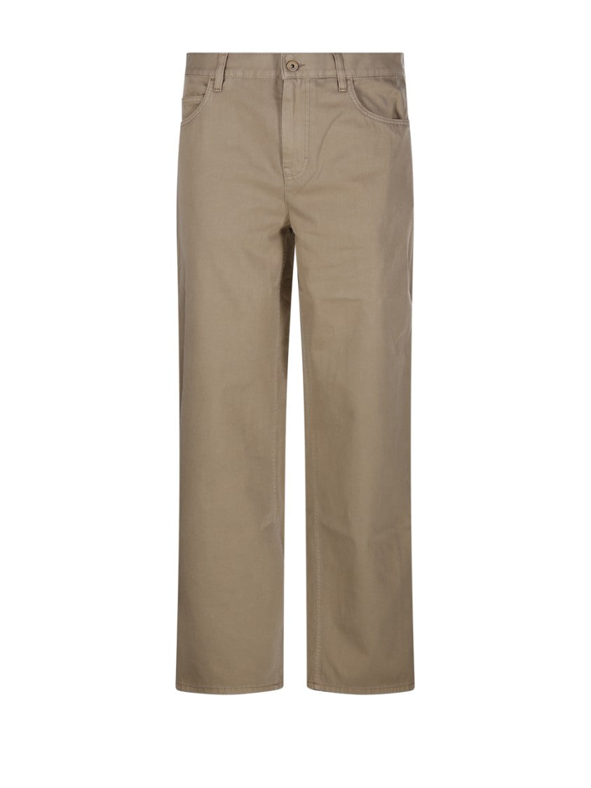 Burberry Relaxed Fit Straight Leg Pants