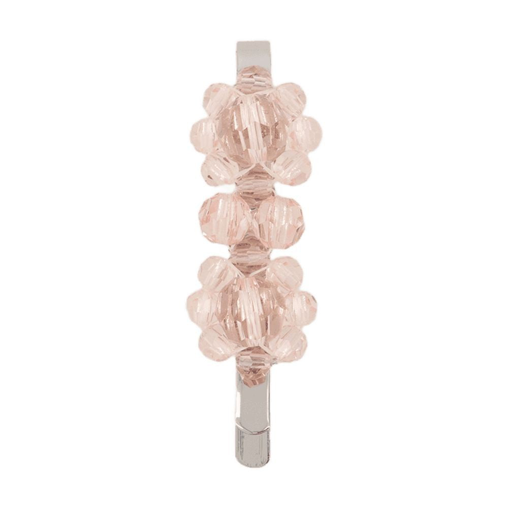Simone Rocha Mini Flower Hair Clip - Brass - Pink