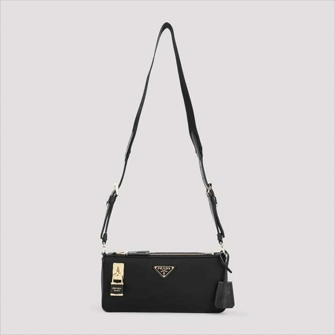 Prada Rectangular Crossbody Bag With Adjustable Strap