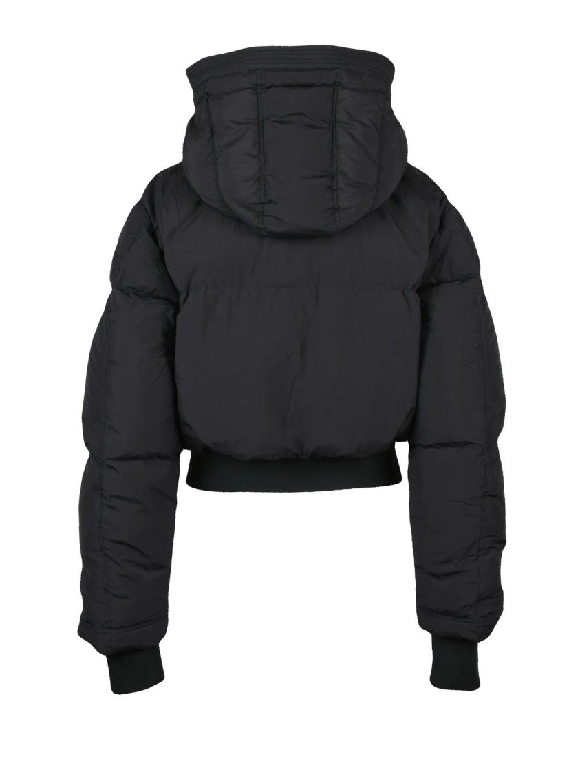 Diesel Black Nylon Short Down Jacket