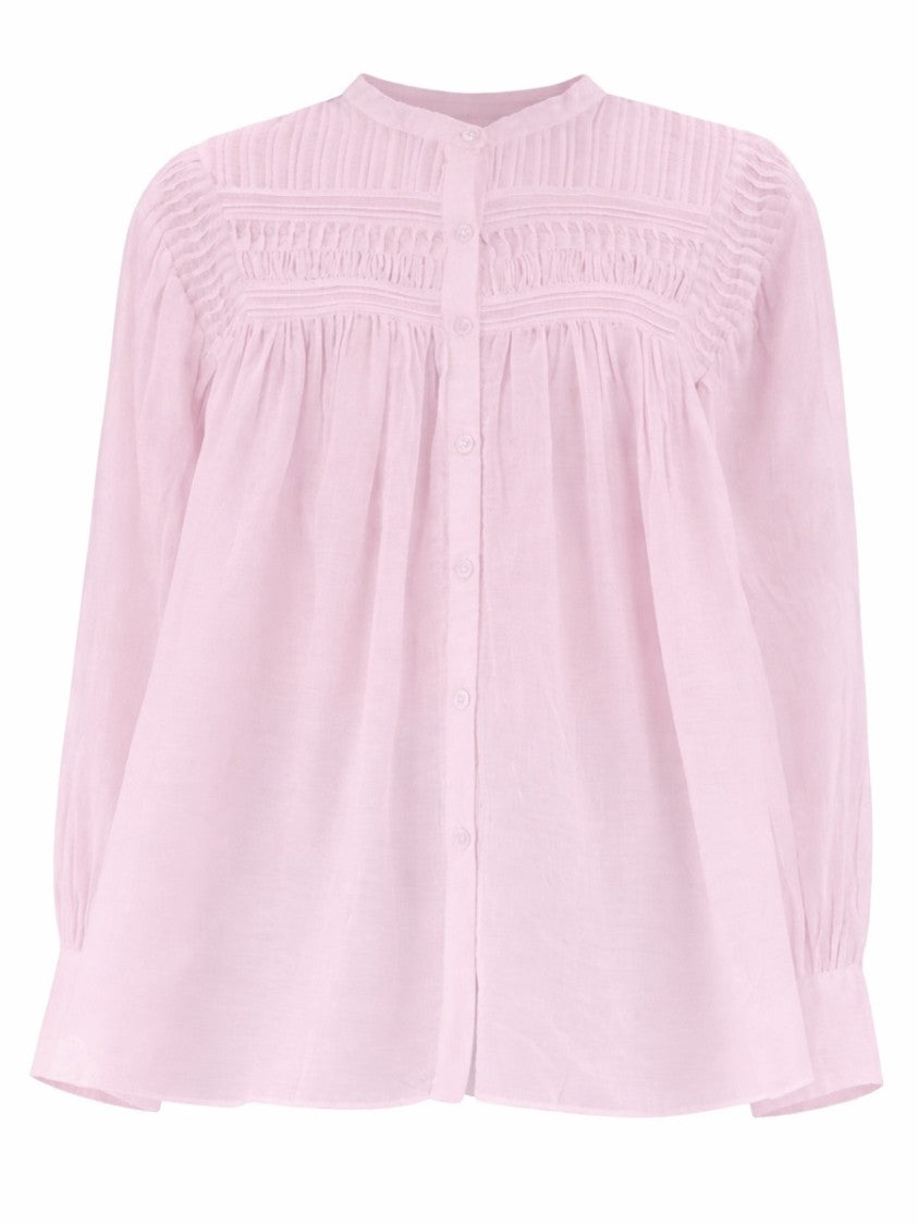 Isabel Marant Étoile Plalia Smocking Details Loose Blouse
