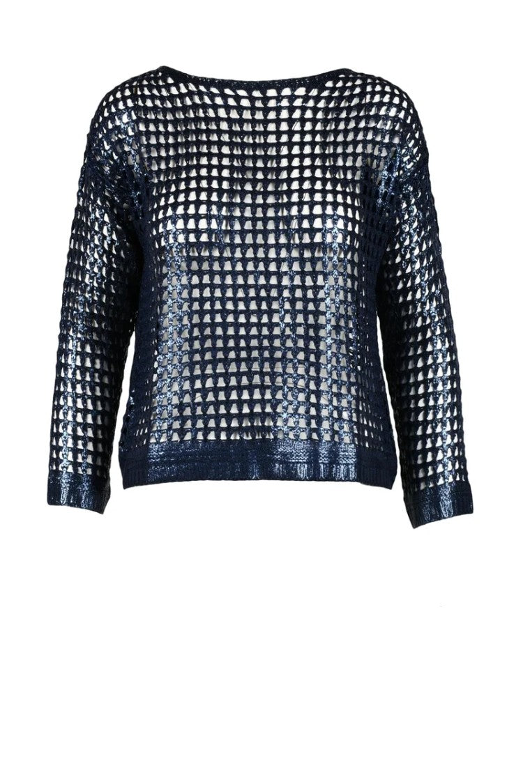 Blu Bianco Navy Blue Acrylic Knitwear