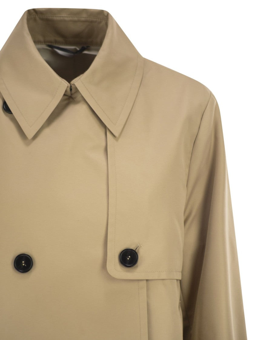 Max Mara Wkdbiglia - Water-Repellent Gabardine Trench Coat