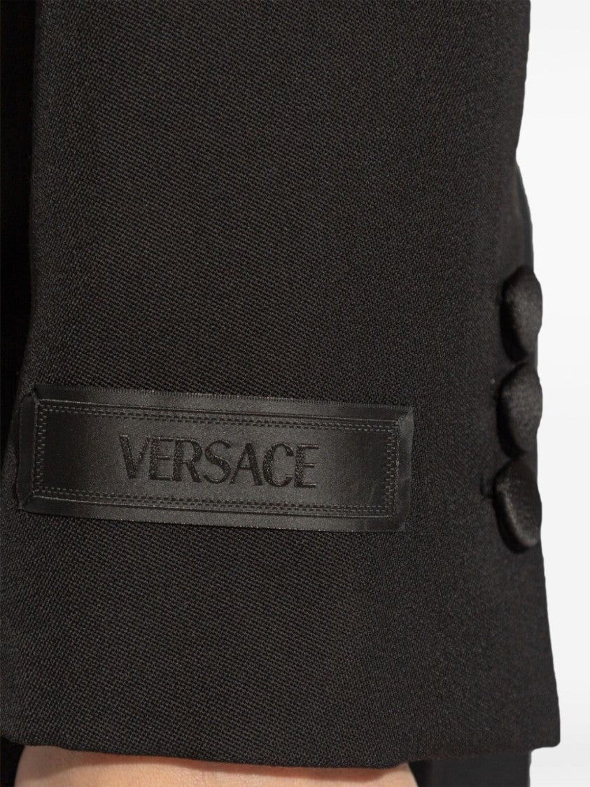 Versace Cropped Black Jacket