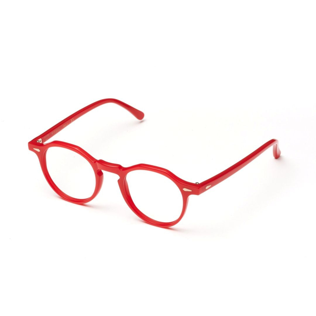 Kador Justin Bold Round Frame Sunglasses With Keyhole Bridge Design