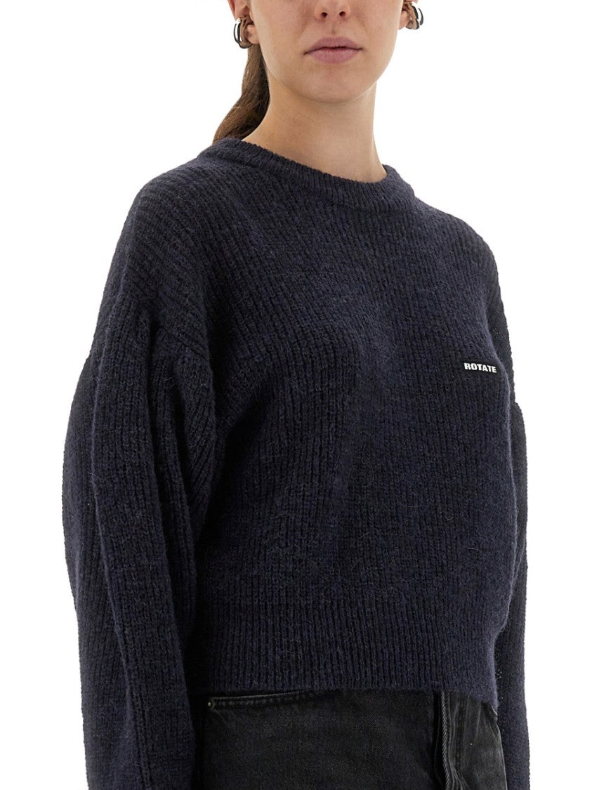 Rotate Birger Christensen Wool Puff Sweater