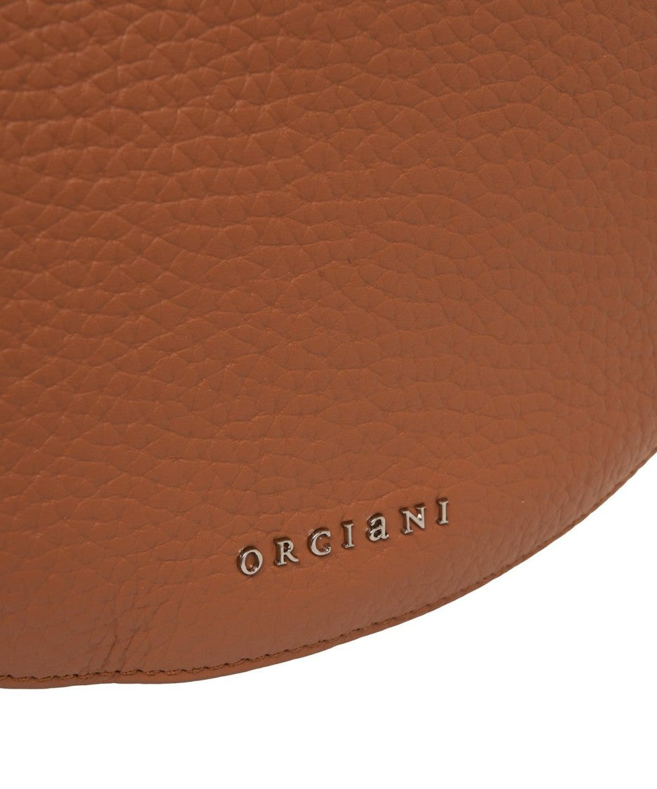 Orciani Dumpling' Leather Shoulder Bag