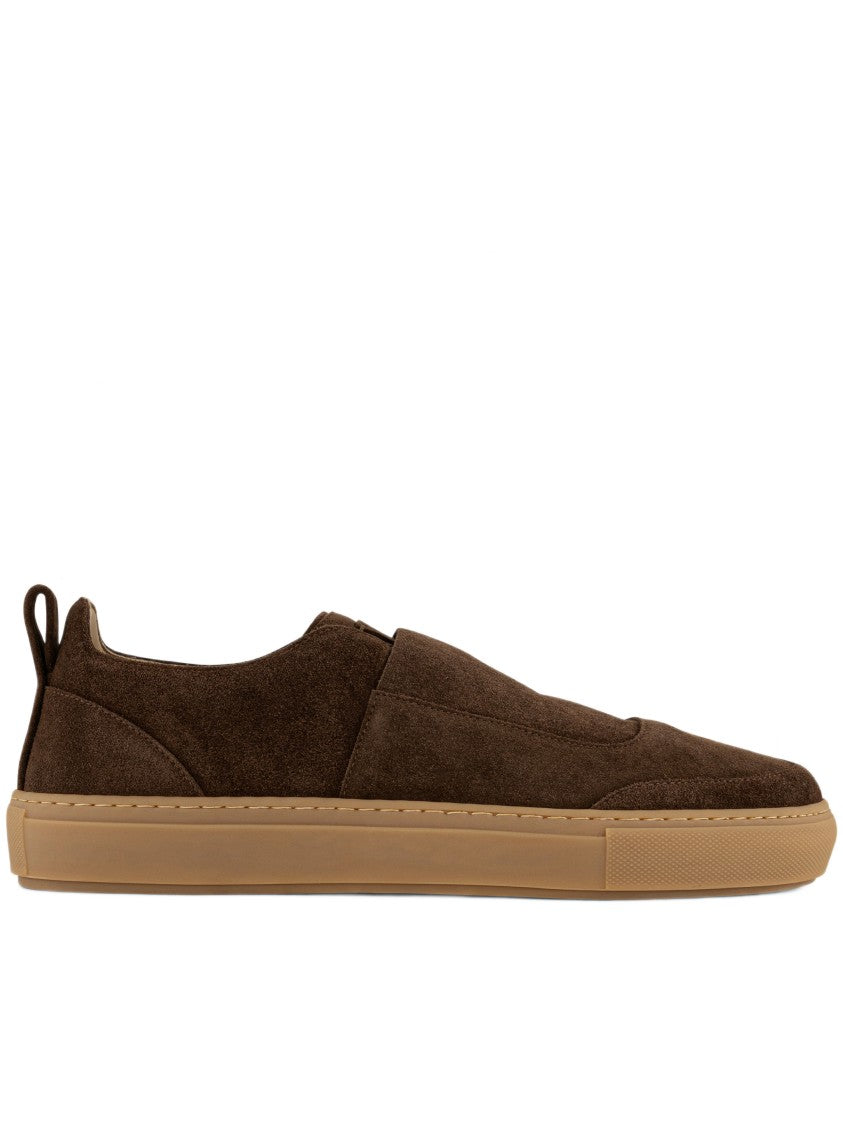 Born Outside Slip-On Sneakers With Smooth Suede-Like Texture