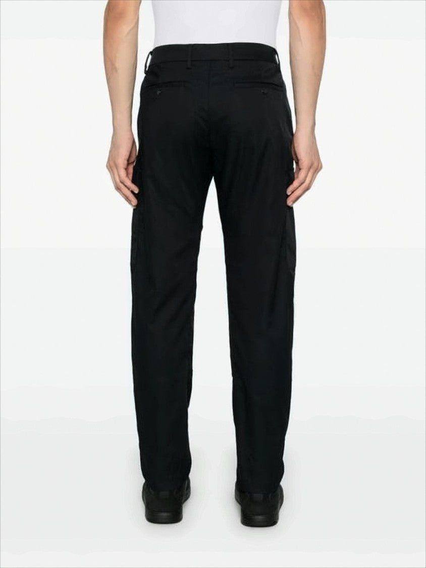 C.P. Company Straight Pants With Cargo Pockets And Smooth Finish