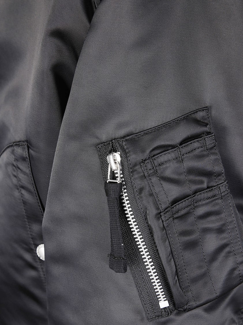 Comme Des Garçons Satin-Finish Bomber Jacket