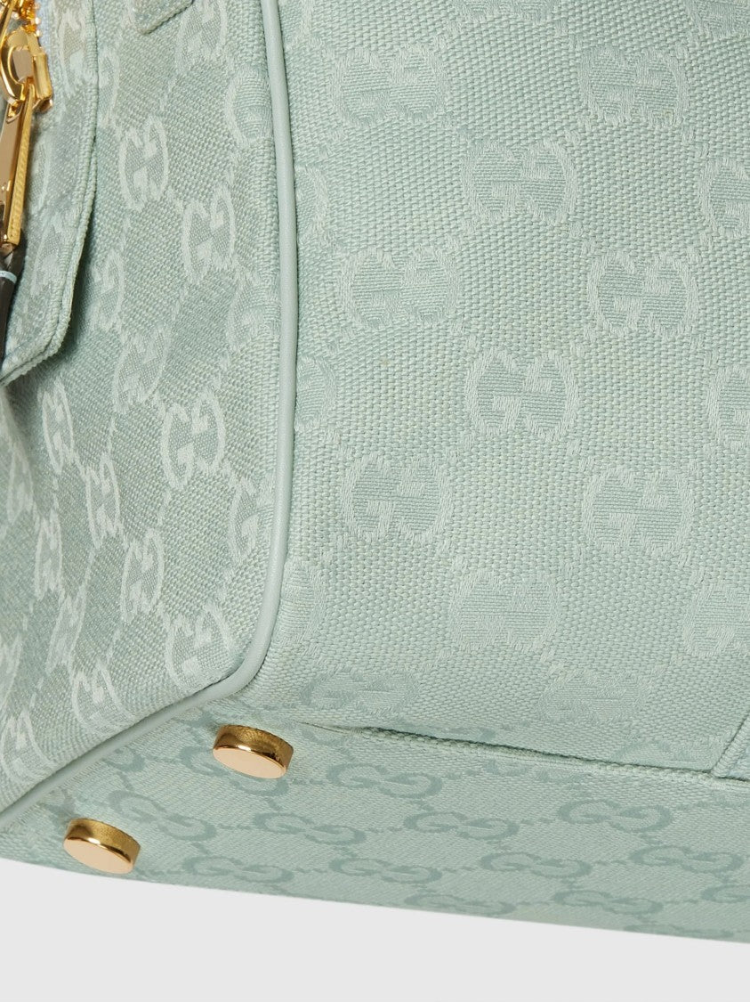 Gucci Mint Green Ophidia Structured Monogram Handbag
