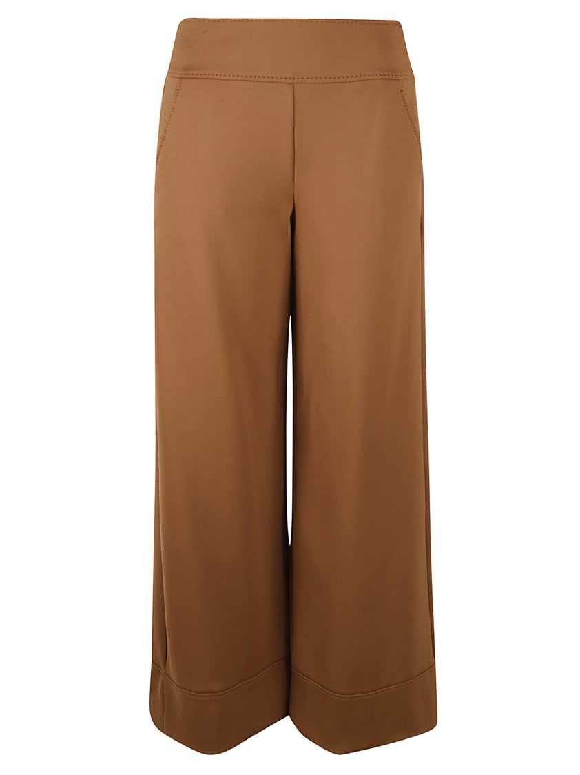 Max Mara Wide-Leg Trousers With Tailored Finish