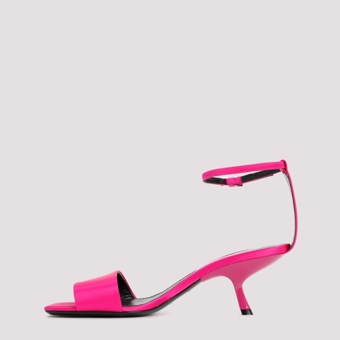 Sergio Rossi Magenta Satin Sandals