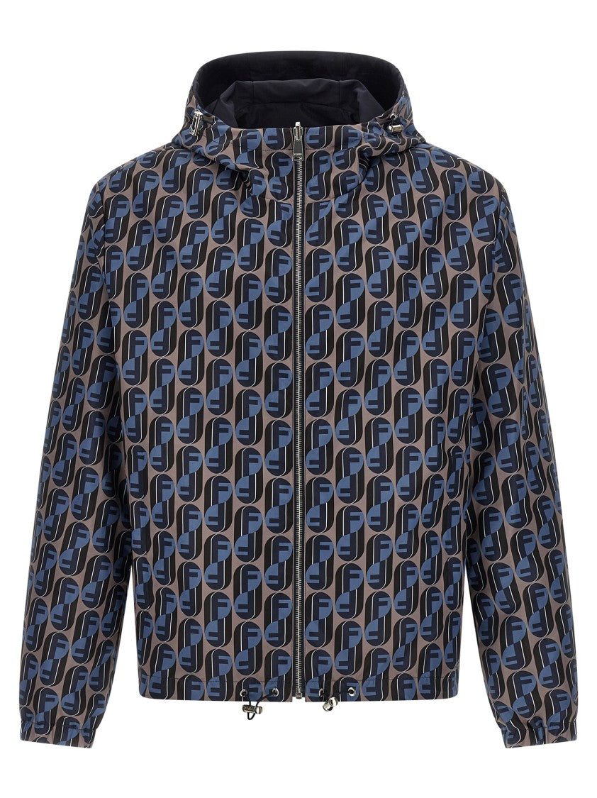 Fendi 'Nity' Reversible Windbreaker