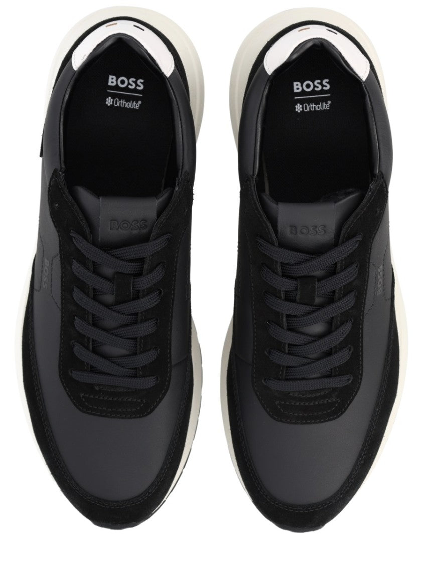 Boss Vinston Smooth Suede Low Sneakers