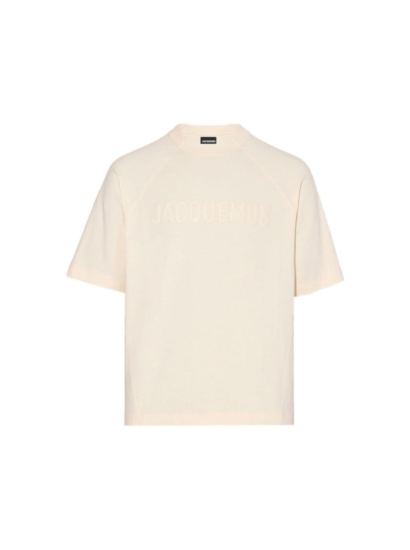 Jacquemus Typo Tee Light Beige